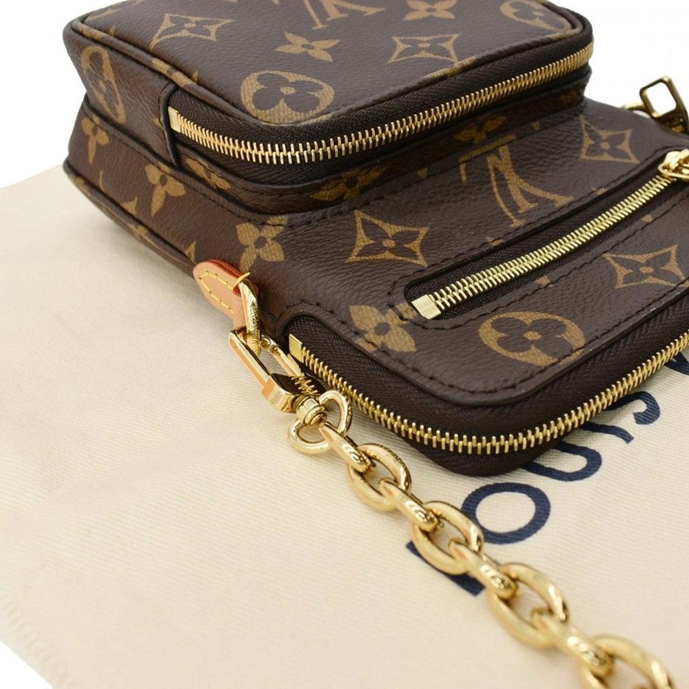 LOUIS VUITTON Utility Phone Sleeve Monogram Canvas Crossbody Bag - Picture 6 of 11